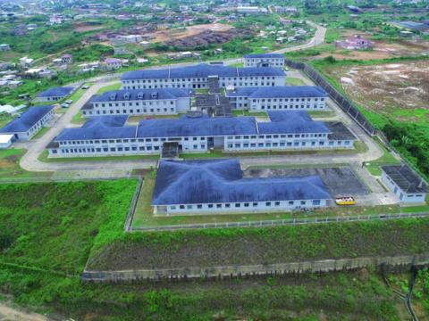 Vue aérienne de l 'Hôpital Gynéco-Obbstétrique de Douala